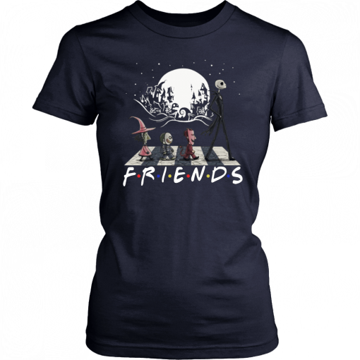 Friends Tv Show The Nightmare Walking Abbey Road Halloween Shirt