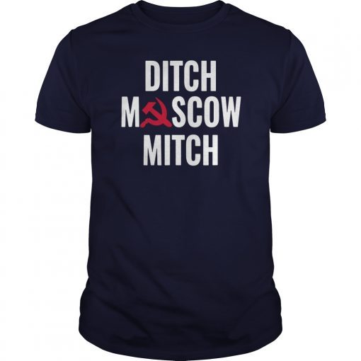 Funny Ditch Moscow Mitch Russia Sickle T-Shirts