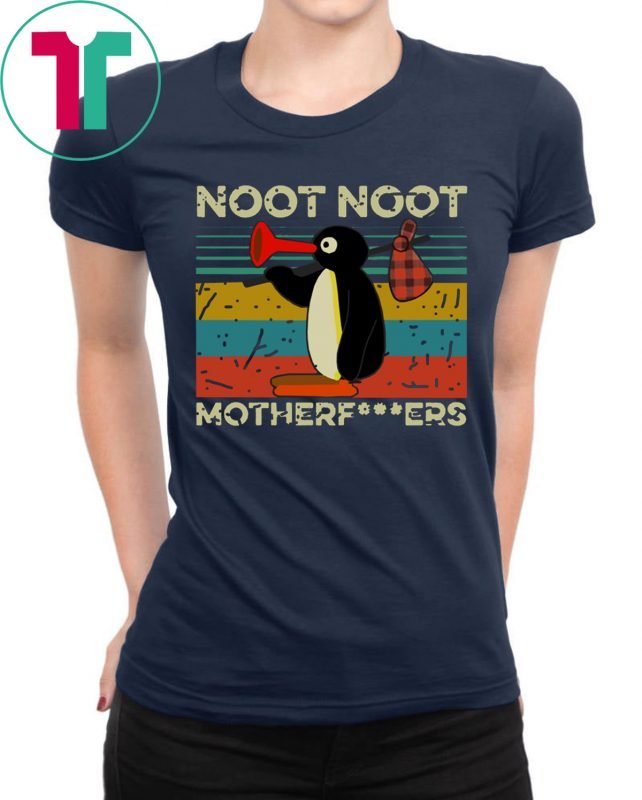 Official Pingu Noot Noot Motherfucker Vintage Tee Shirt