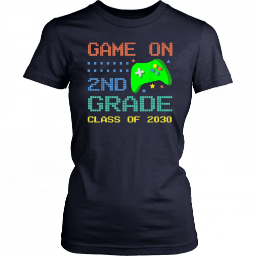 Game On 2nd Grade Class Of 2030 Back To School Gift Shirt T-Shirt
