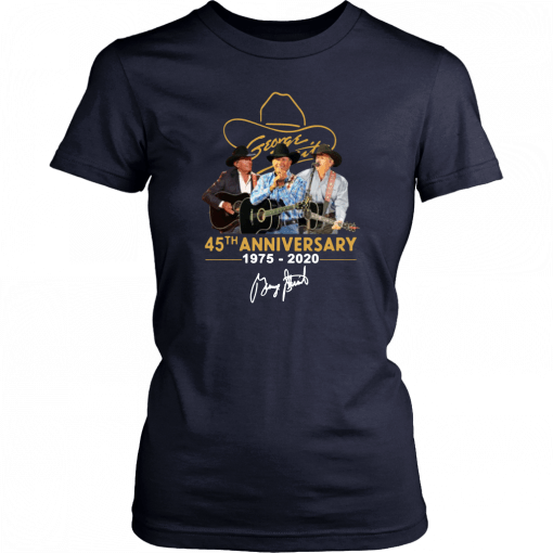 George Strait 45th Anniversary Signature T-Shirt