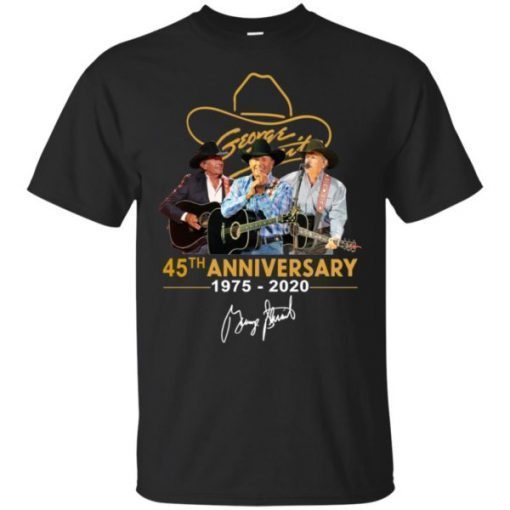 George Strait 45th Anniversary Signature T-Shirt