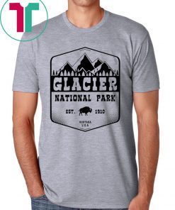 Glacier National Park EST 1910 Montana T-Shirt