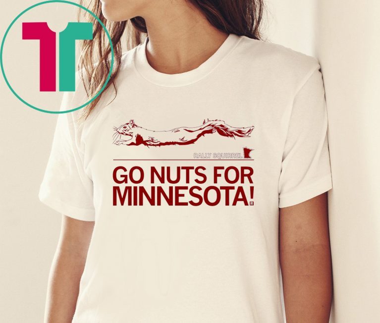 Go Nuts For Minesota MINNESOTA RALLY SQUIRREL Tee Shirt