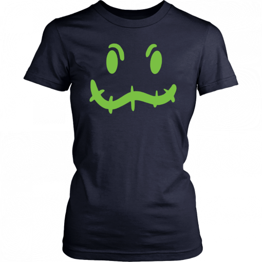 Green Boogie Man Scary Face Unisex T-Shirt