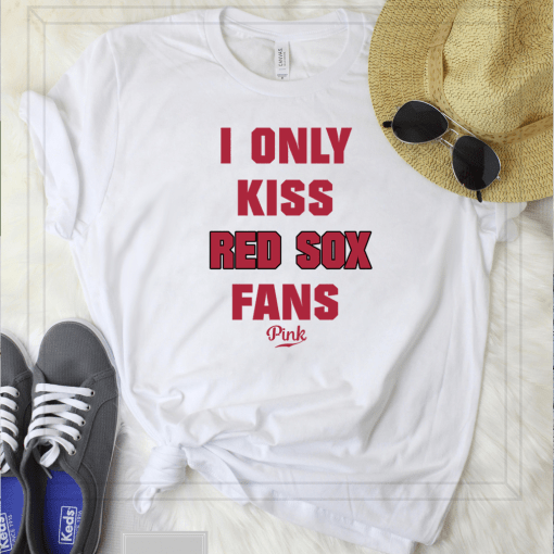 Guerin Austin I Only Kiss Red Sox Fans Pink Unisex T-Shirt