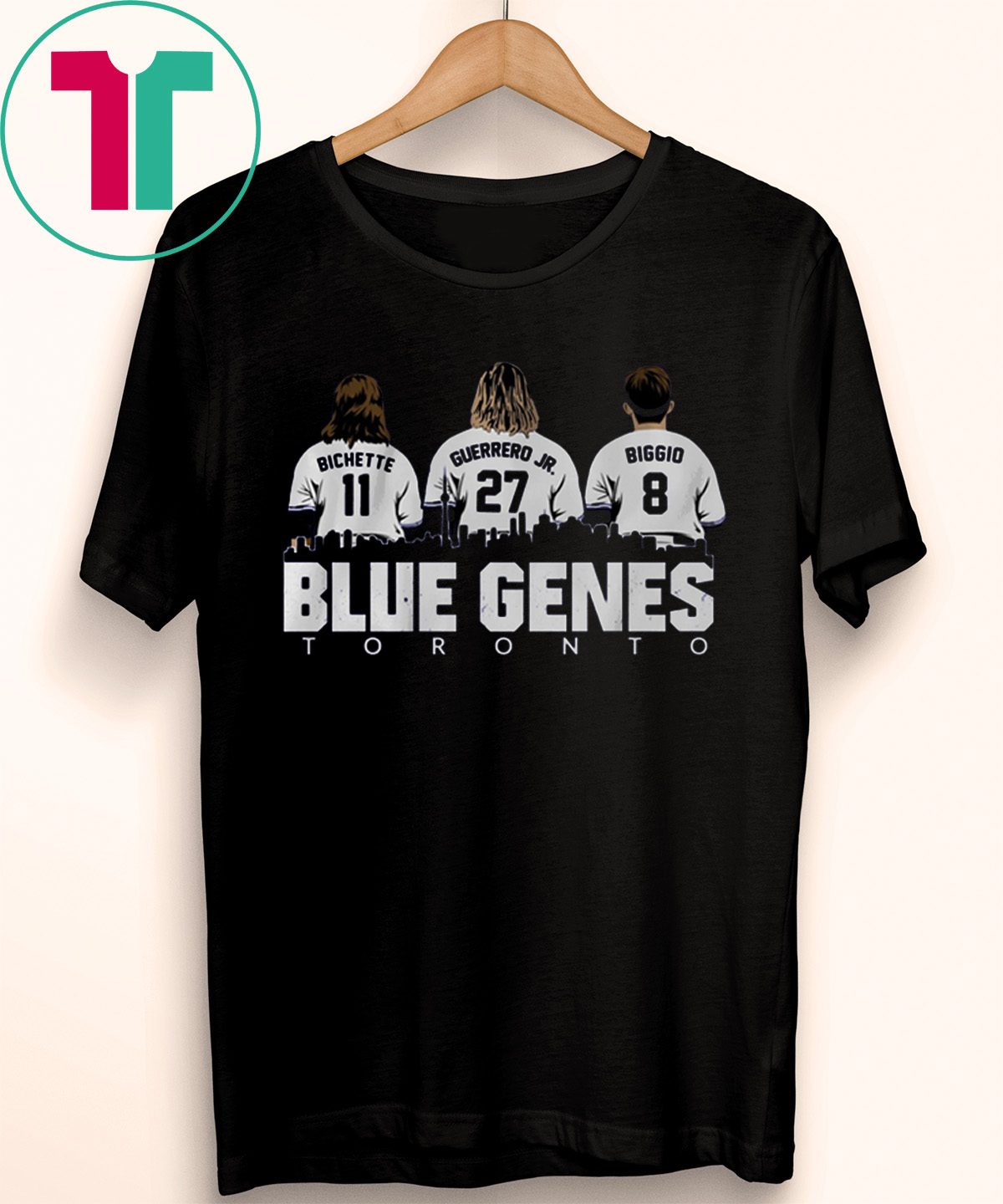 Guerrero, Biggio, Bichette Shirt - Toronto Blue Genes - BreakingT