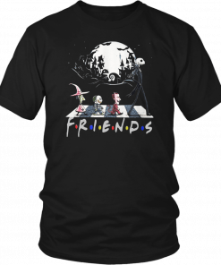 Halloween the nightmare walking abbey road friends tv show T-Shirts