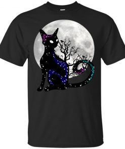 Halloween Cat Scary Black Cat Gothic Looking Halloween T-Shirt