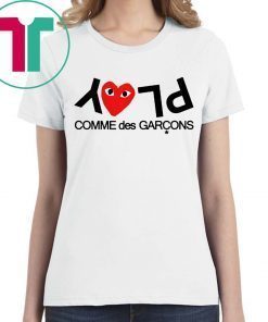 Heart Play Comme Des Garcon Shirt for Mens Womens Kids