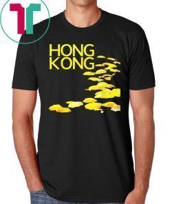 Hong Kong Yellow Umbrellas Shirt