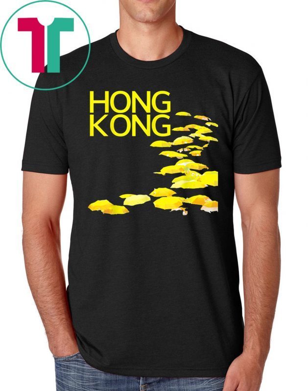 Hong Kong Yellow Umbrellas Shirt