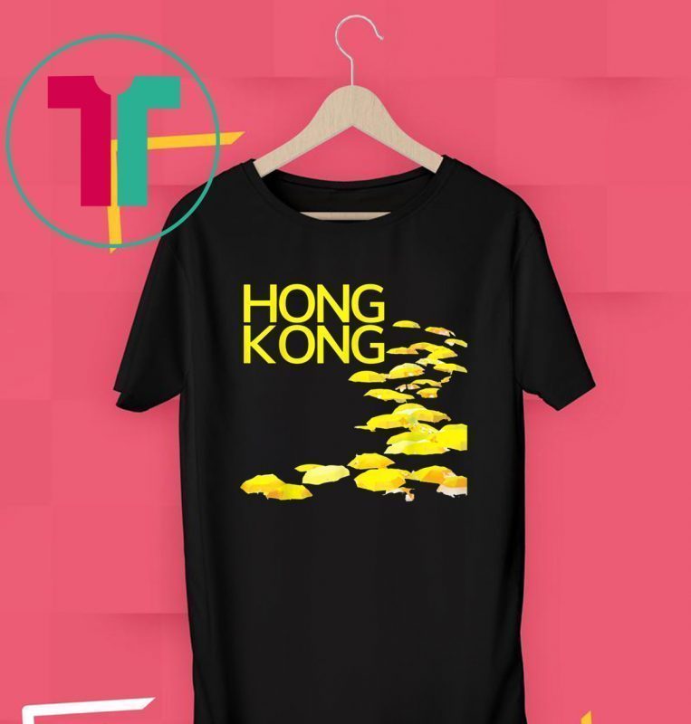 Hong Kong Yellow Umbrellas Shirt