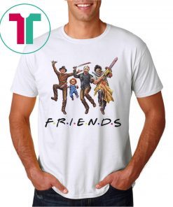 Horror Characters FRIENDS Halloween Gift T-Shirt Mens and Womens Clothing