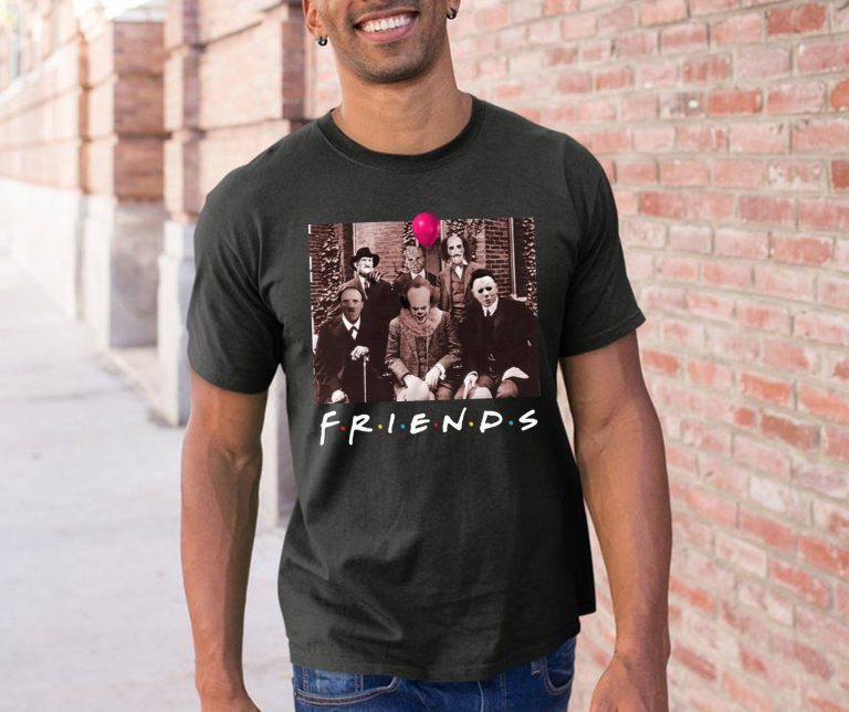 Horror Halloween Team Friends Funny T-Shirt