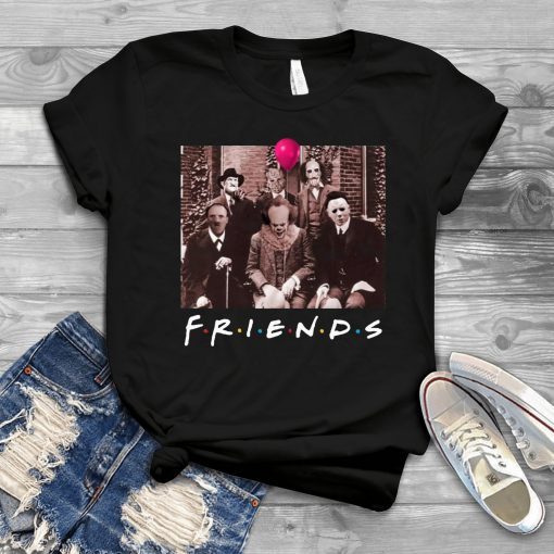 Horror Halloween Team Friends Funny T-Shirt