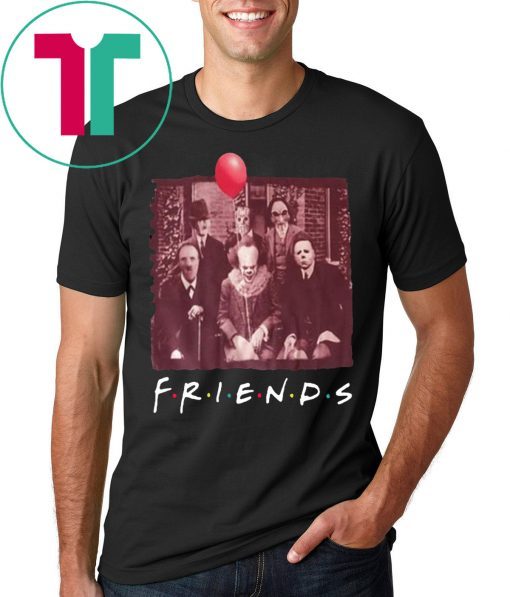 Halloween Horror Movie Characters Friends TV Show T-Shirt