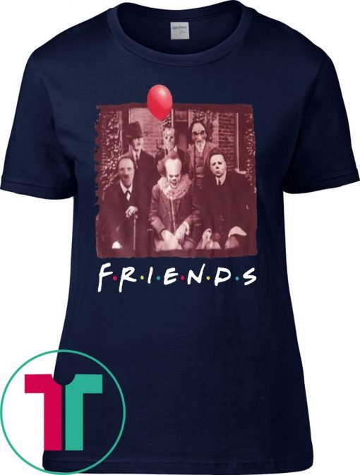 Horror Movie Characters Friends TV Show Classic T-Shirt