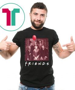 Horror Movie Characters Friends TV Show Tee Shirt