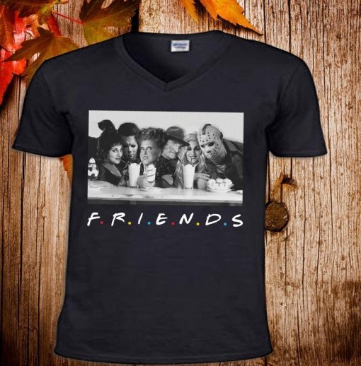 Friends Sanderson Sisters And Chill Funny Squad Goals Horror Movie Halloween 2019 T-Shirt