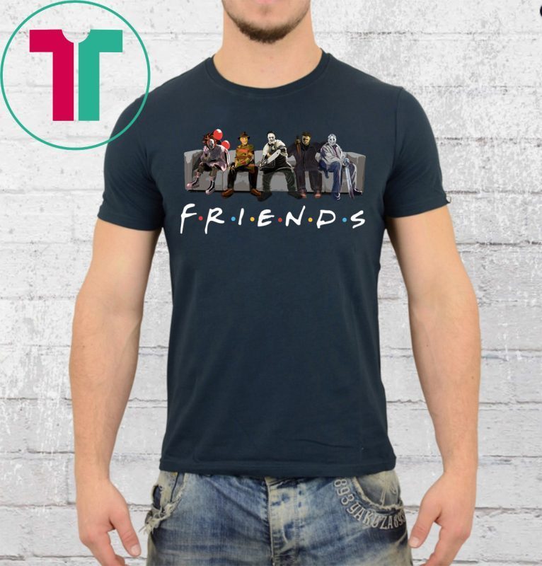 Horror Movie Characters Friends TV Show 2019 T-Shirt