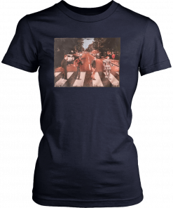 Horror movie characters walking abbey road T-Shirt