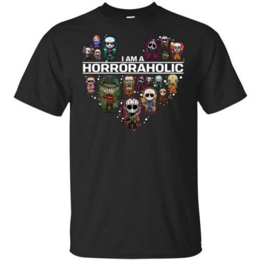 I Am A Horroraholic Halloween T-Shirts