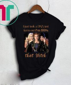 I Just Took a DNA Turns Out I’m 100% That Witch 2019 Shirt