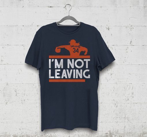 Noah Syndergaard Shirt - I'm Not Leaving, New York, MLBPA