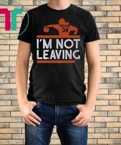 Noah Syndergaard Shirt - I'm Not Leaving, New York, MLBPA