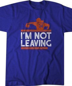 Noah Syndergaard Shirt - I'm Not Leaving, New York, MLBPA