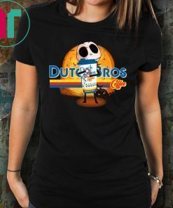 Jack Skellington Hug Dutch Bros Halloween Shirt