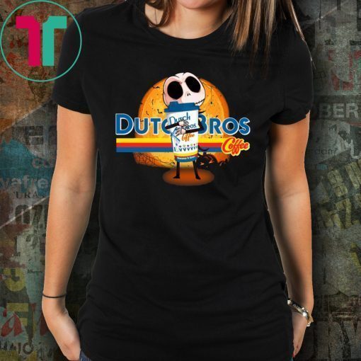 Jack Skellington Hug Dutch Bros Halloween Shirt