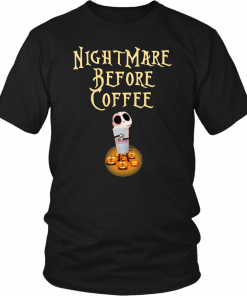 Jack hug Dunkin Donuts NightMare Before Coffee 2019 T-Shirt