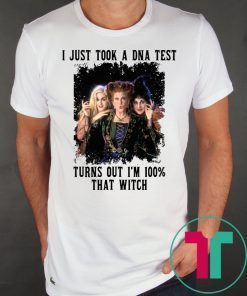 Just Took A DNA Test Turns Out I’m 100% That Witch Hocus Pocus Funny Shirt