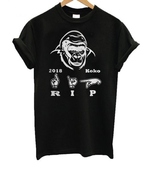 Koko Gorilla RIP 2018 Sign Language T-Shirt