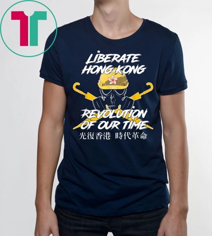 Liberate Hong Kong Revolution of Our Time Free HK T-Shirt