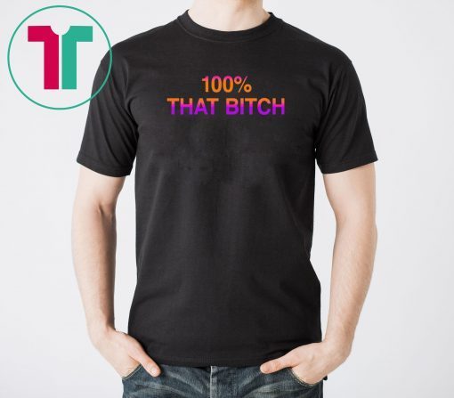 Lizzo 100% That Bitch V-Neck T-Shirt