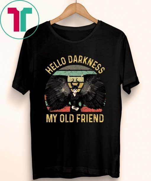 Maleficent Hello Darkness My Old Friends Vintage Tee Shirt