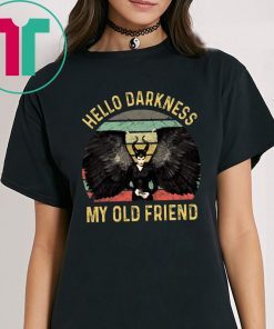 Maleficent Hello Darkness My Old Friends Vintage Tee Shirt