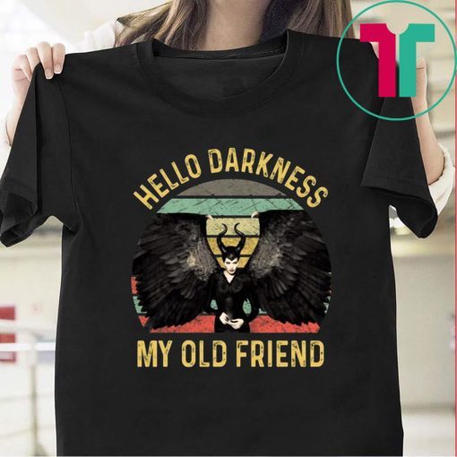 Maleficent Hello Darkness My Old Friends Vintage Tee Shirt