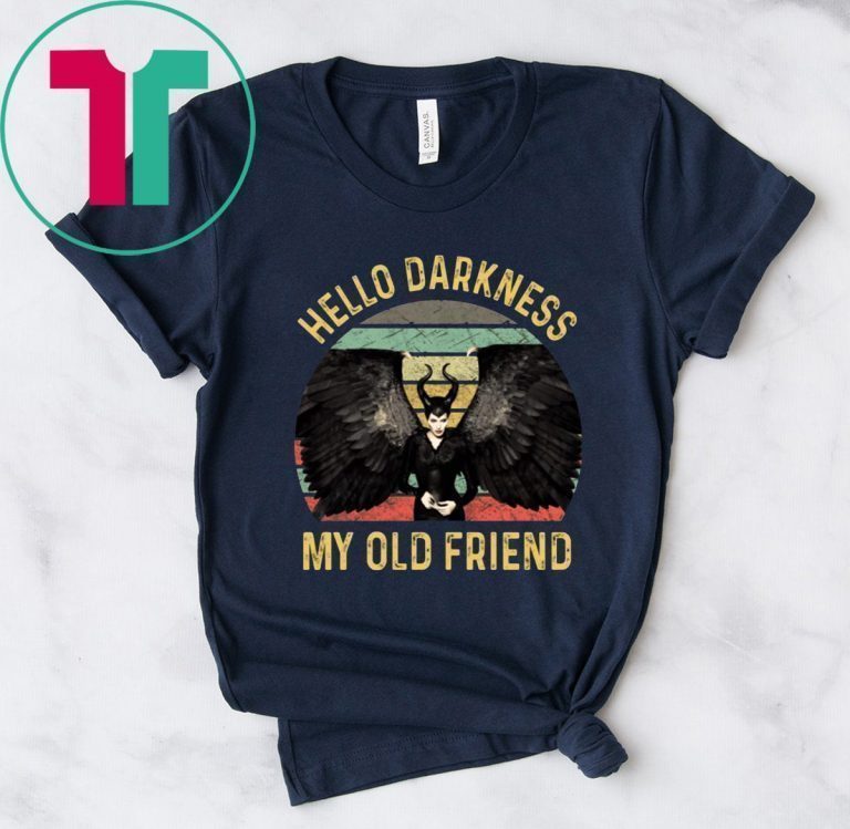 Maleficent Hello Darkness My Old Friends Vintage Tee Shirt