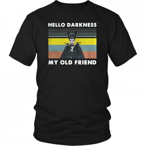 Maleficent hello darkness my old friend vintage T-Shirt