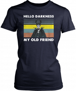 Maleficent hello darkness my old friend vintage T-Shirt