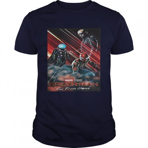 Marvel Studios SpiderMan far from home poster shirts