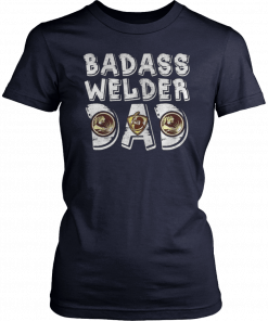 Mens Badass Welder Dad Funny 2019 T-Shirt