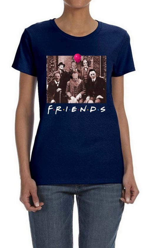 Mens Horror Halloween Team Friends Shirt