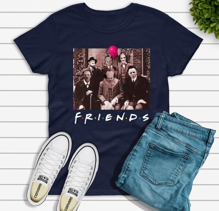 Mens Horror Halloween Team Friends Shirt