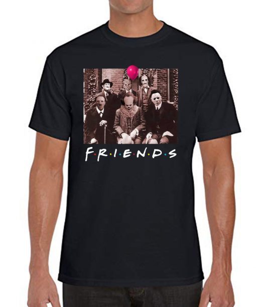 Mens Horror Halloween Team Friends Shirt