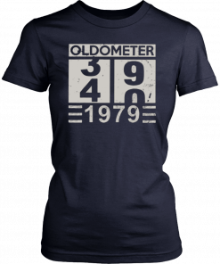 Mens Oldometer 39 40 1979 Shirt 40th Birthday Funny Gift T-Shirt